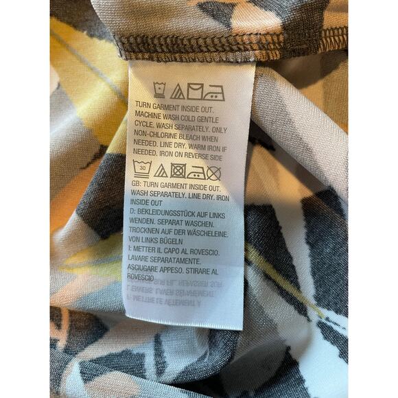 Bob Mackie Wearable Art Dress Sz 1X Tropical Floral Paradise Stretch Pullover - Picture 7 of 10